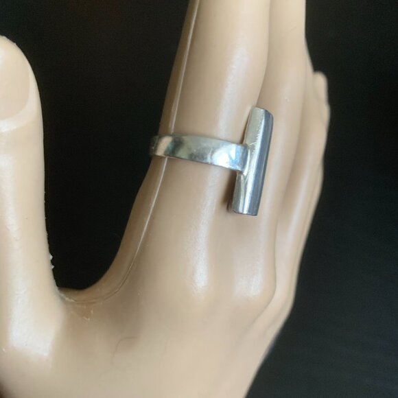 Sterling SETA Signet Ring - Picture 2 of 7